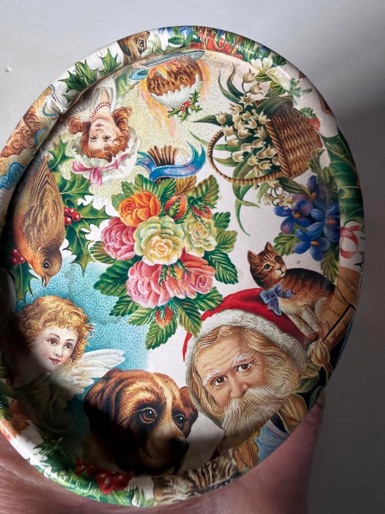 Brocant kerst doosje, Diversen, Kerst, Verzenden