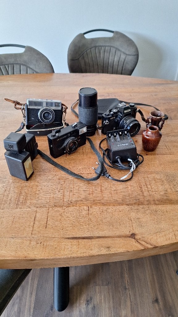 Oude fototoestellen, Audio, Tv en Foto, Fotocamera's Analoog, Ophalen of Verzenden, Gebruikt, Spiegelreflex, Overige Merken