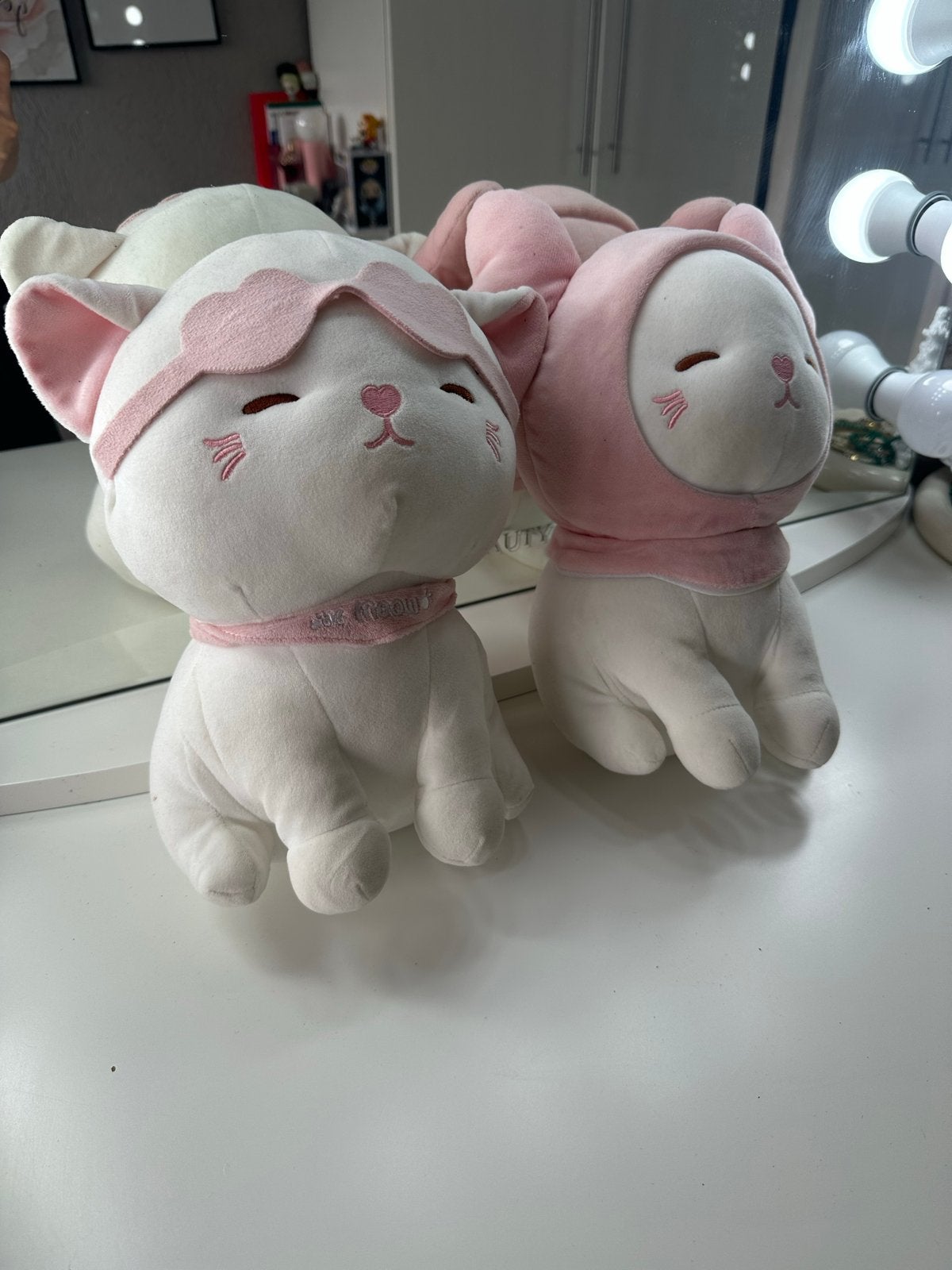 Miniso kitten knuffels, Ophalen of Verzenden, Zo goed als nieuw, Kat, Klein (minder dan 20 cm)