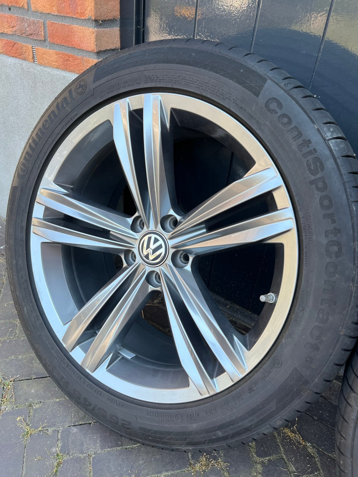 19 inch Sebring velgen VW Tiguan (+ Allspace) Continental, Gebruikt, 255 mm, Banden en Velgen, Zomerbanden