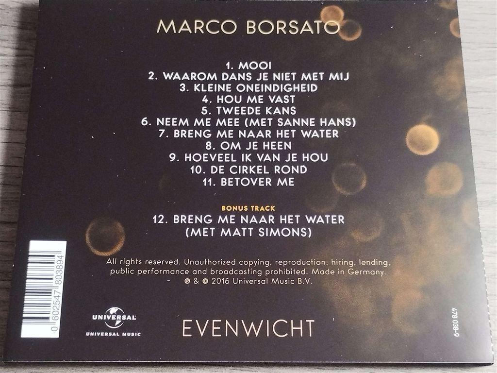 Marco Borsato ‎– Evenwicht [+ Bonus Tracks], Ophalen of Verzenden, Zo goed als nieuw, Pop