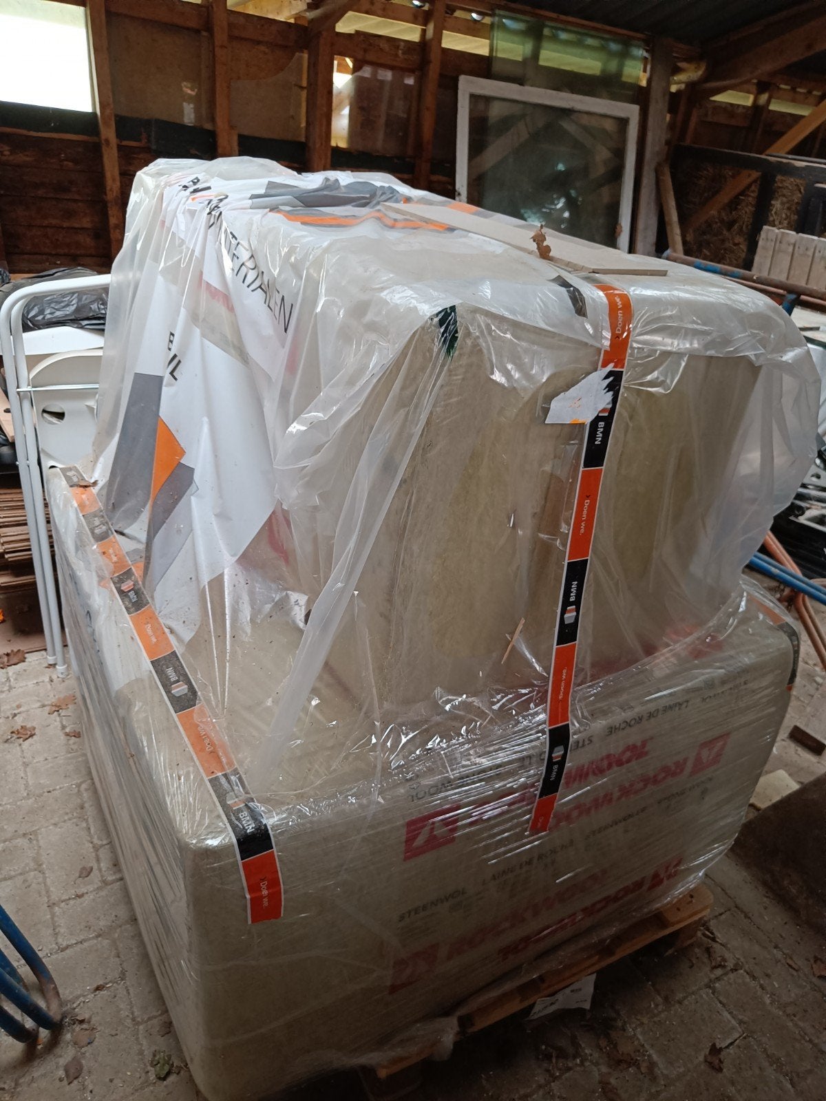 Rocksono Base 120mm 120x60cm Rd=3,20 rockwool 3 pak isolatie, Ophalen, Nieuw, Steenwol, 12 cm of meer