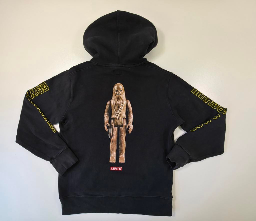 Levi’s x Star Wars Hoodie (Chewbacca) - Maat. 
M, Levi's, Zwart, Gedragen, Verzenden