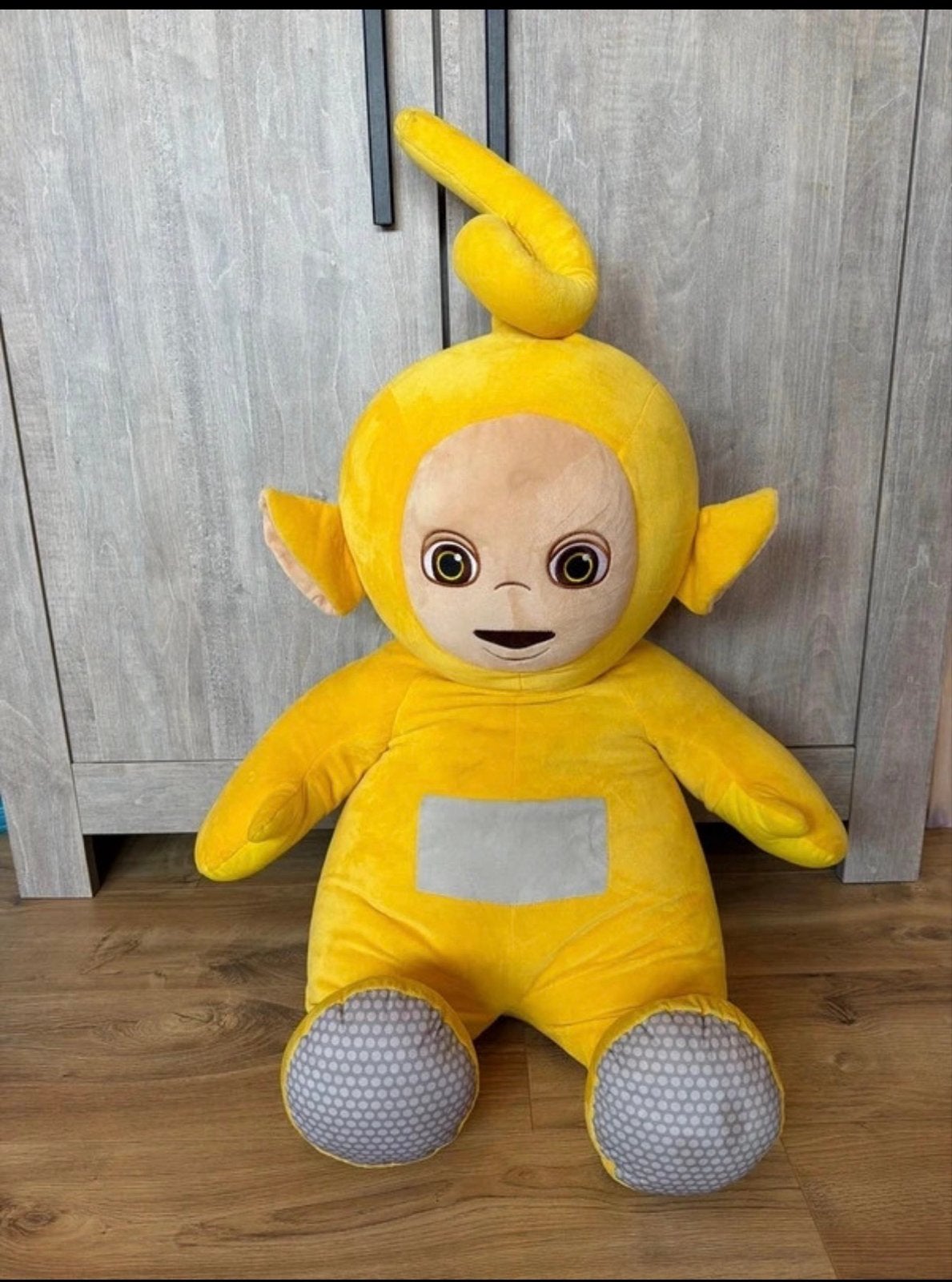 Teletubbies Laa-Laa Knuffel XXL, Overige merken, Overige typen, Ophalen of Verzenden, Zo goed als nieuw
