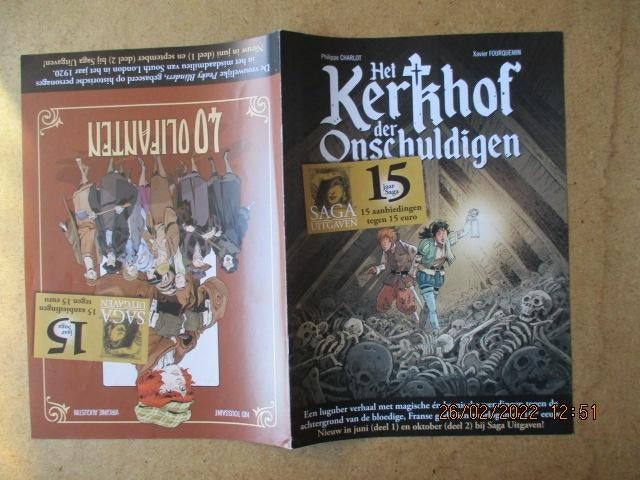 adv6061 saga uitgaven, Eén stripboek, Ophalen, Gelezen