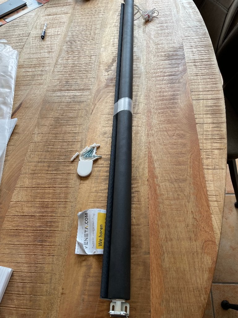 nieuw rolgordijn zwart verduisterend, Huis en Inrichting, Stoffering | Gordijnen en Lamellen, Ophalen, 120 cm, Overige merken