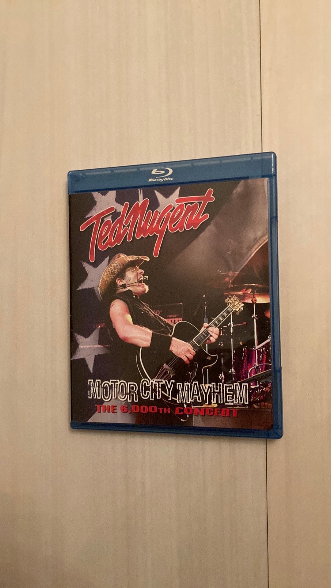 Ted Nugent Blu Ray - motor city mayhem,the 6000th concert, Cd's en Dvd's, Blu-ray, Ophalen of Verzenden, Zo goed als nieuw, Muziek en Concerten