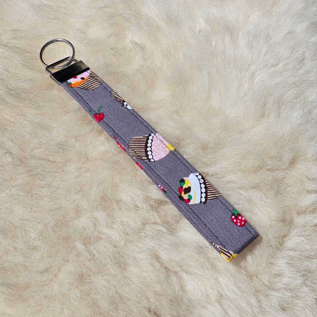 Keyfob sleutelhanger pols sleutelhanger cupcakes, Ophalen of Verzenden, Nieuw