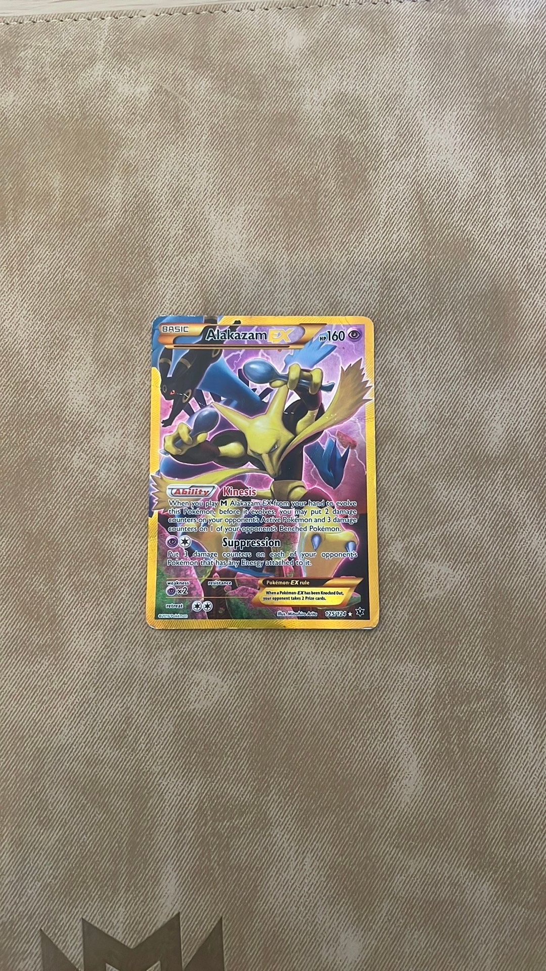 Alakazam EX #125, Hobby en Vrije tijd, Verzamelkaartspellen | Pokémon, Ophalen of Verzenden, Zo goed als nieuw
