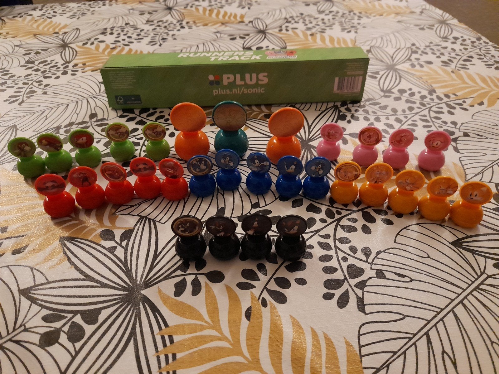 Plus Sonic Runners meer dan 30 stuks + mat, Ophalen of Verzenden