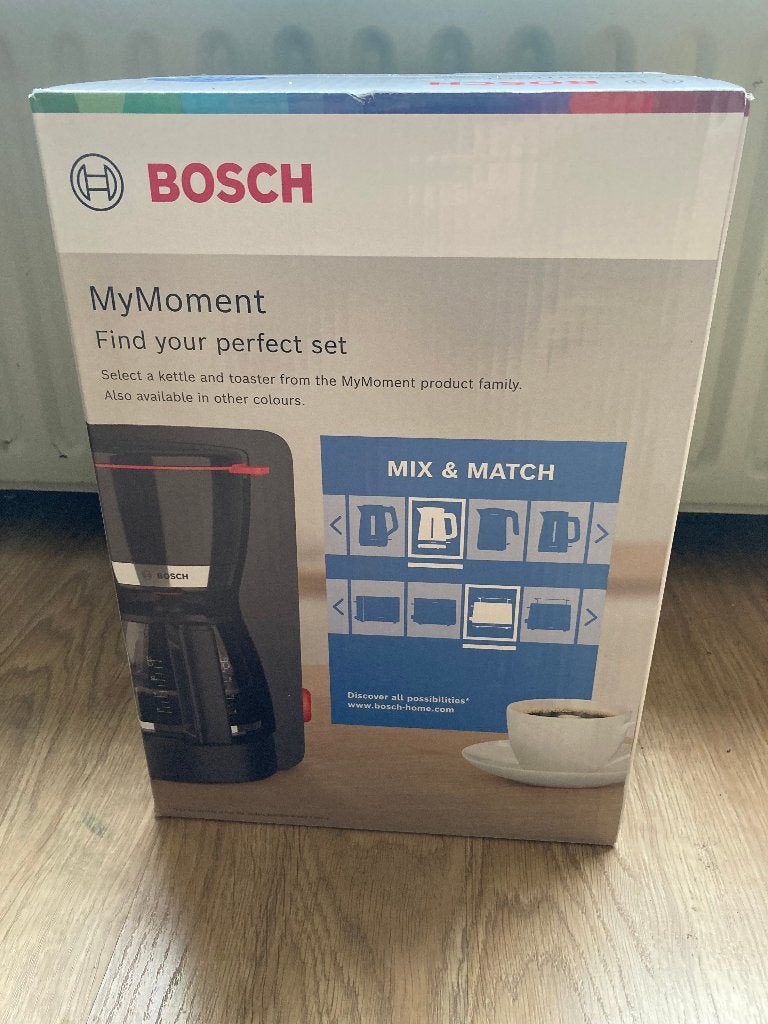 Bosch koffiezetapparaat TKA4M233, Ophalen, Afneembaar waterreservoir, 10 kopjes of meer, Gemalen koffie