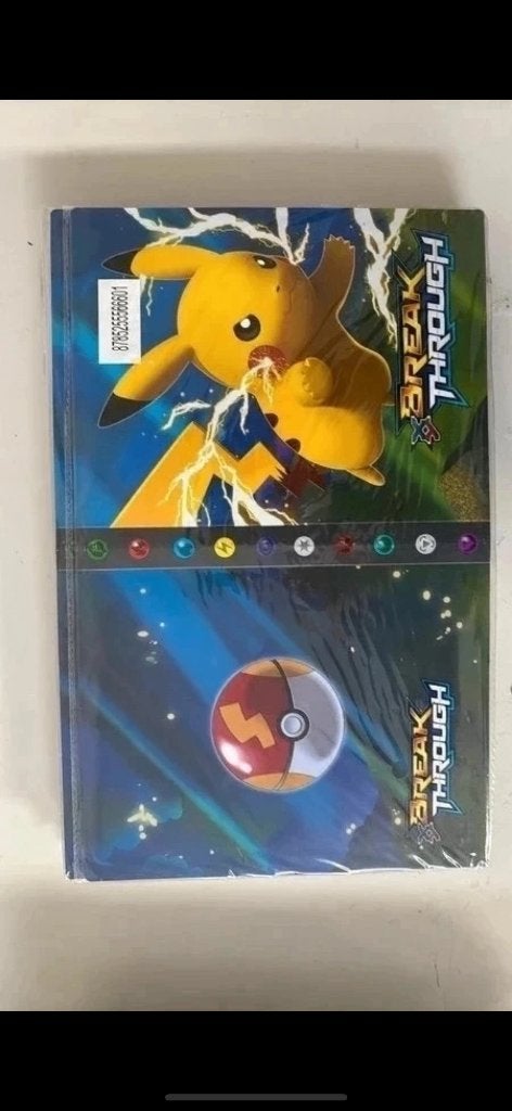 Pokemon verzamelmap - 4 pocket - 240 cards - pikachu album, Ophalen of Verzenden, Nieuw, Overige typen, Foil