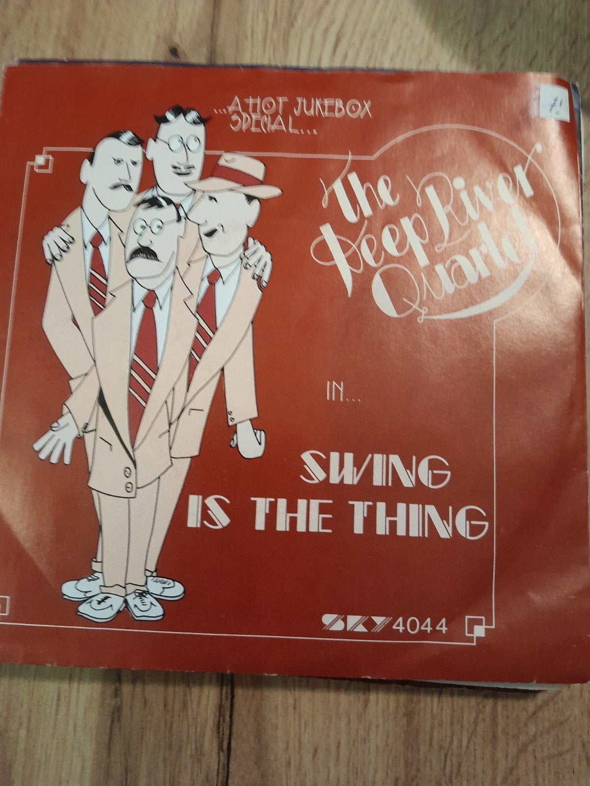 the deep river quartet 7inch swing is the thing, Ophalen of Verzenden, Zo goed als nieuw, Jazz en Blues