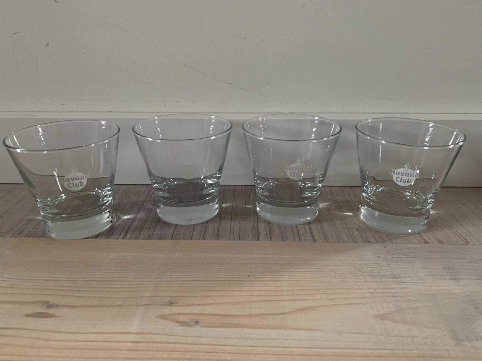 4x Havana club glazen, Verzamelen, Glas en Borrelglaasjes, Ophalen of Verzenden, Nieuw