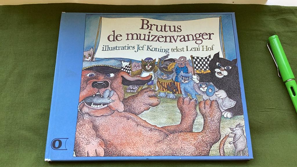 Leni Hof. Brutus de muizenvanger. Prentenboek. 4 +, Ophalen of Verzenden, Zo goed als nieuw, Fictie algemeen