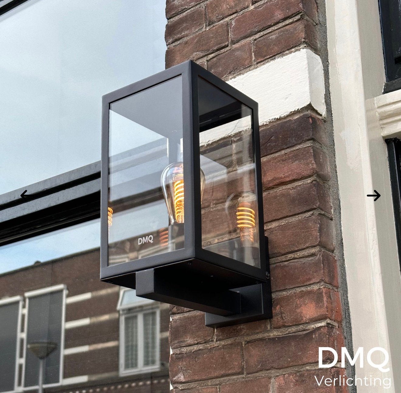 DMQ wandlamp voor buiten, Huis en Inrichting, Ophalen of Verzenden, Zo goed als nieuw, Hout