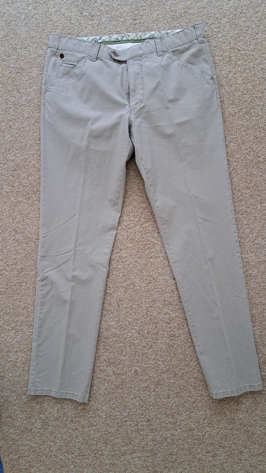 Meyer Chicago Herenbroek - Zo goed als nieuw, Beige, Meyer, Overige maten, Ophalen of Verzenden