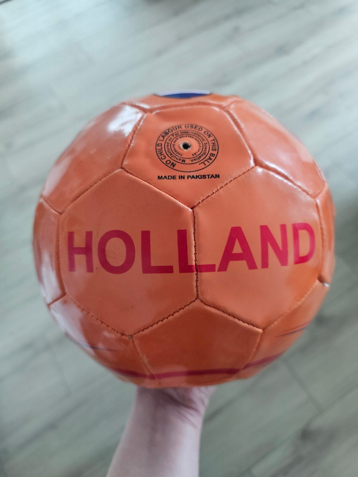 Oranje voetbal Holland  - Als nieuw!!, Ophalen, Zo goed als nieuw, Bal