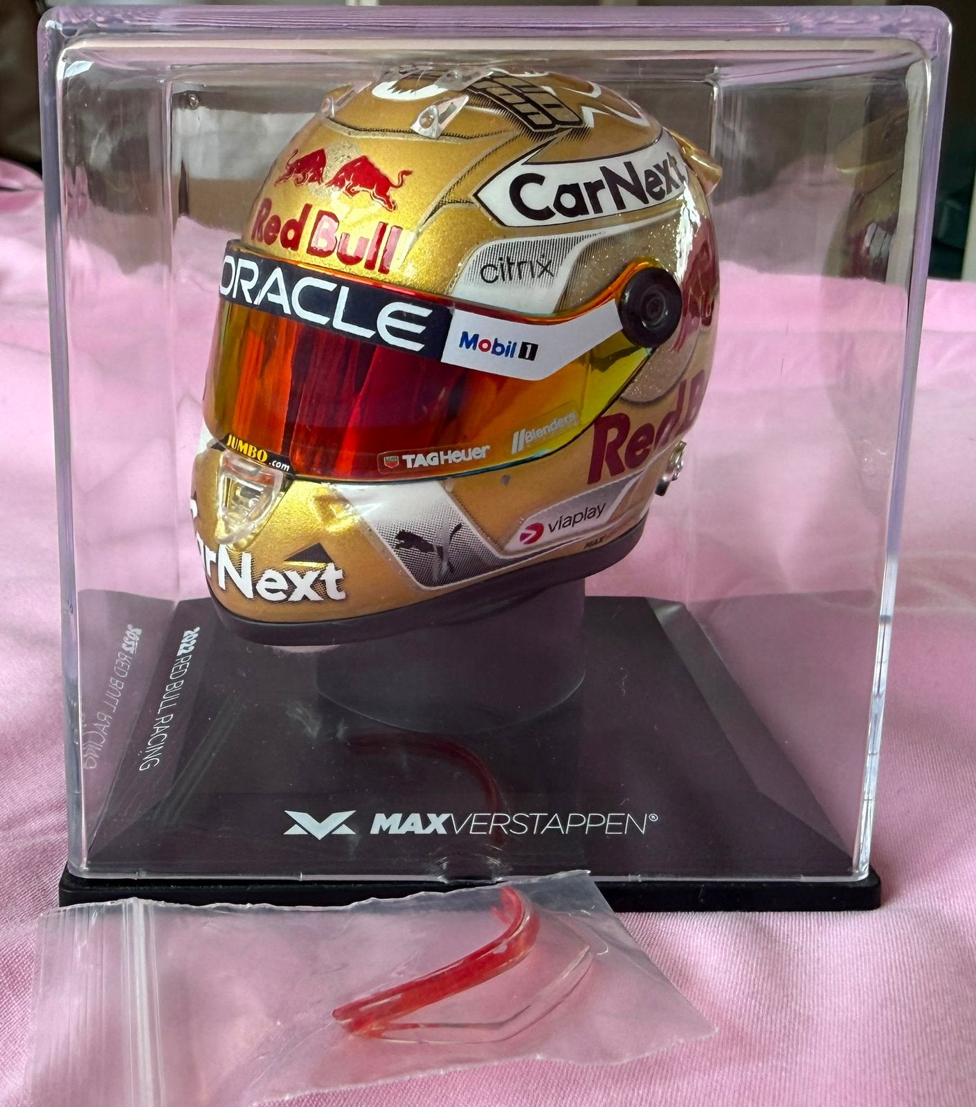 1:4 Helm World Champion 2022 Max Verstappen, Ophalen, Zo goed als nieuw, Formule 1