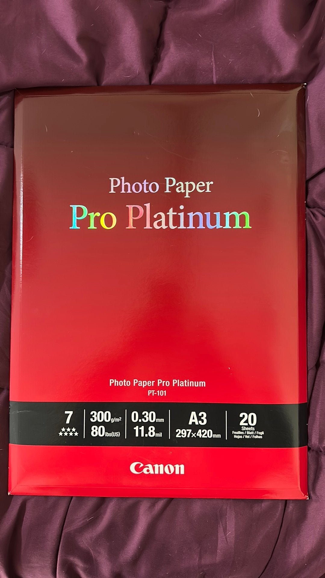 A3 fotopapier, Ophalen of Verzenden, Nieuw, Canon