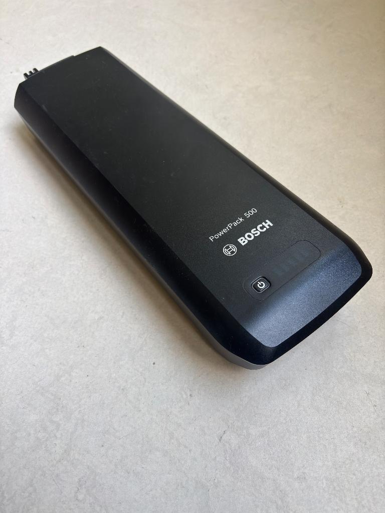 Bosch powerpack 500 - fietsaccu plus lader, Fietsen en Brommers, Fietsaccessoires | Fietsaccu's, Ophalen of Verzenden, Zo goed als nieuw