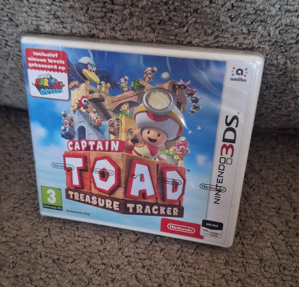 Captain Toad Treasure Tracker 3DS FACTORYSEALED, Avontuur en Actie, 1 speler, Nieuw, Ophalen of Verzenden