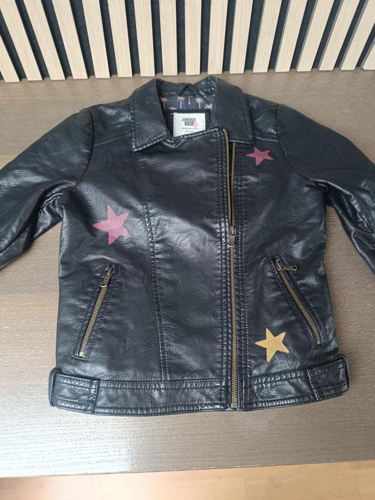 Leather look jack meisje maat:146, America Today, Kinderen en Baby's, Kinderkleding | Maat 146, America Today, Meisje, Ophalen of Verzenden