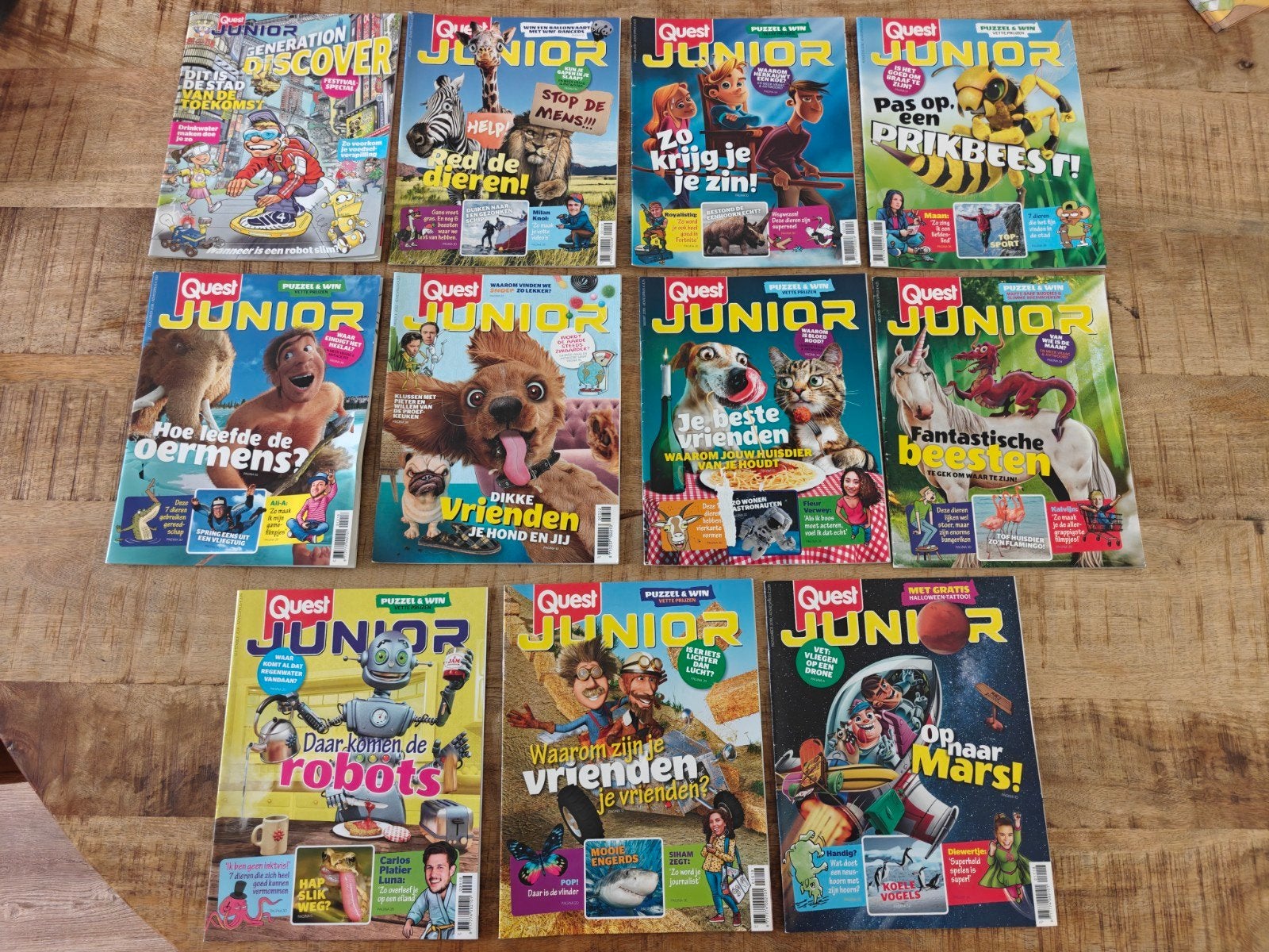 Quest Junior Tijdschriften - Diverse Nummers, Ophalen of Verzenden, Gelezen, Quest Junior Redactie, Non-fictie