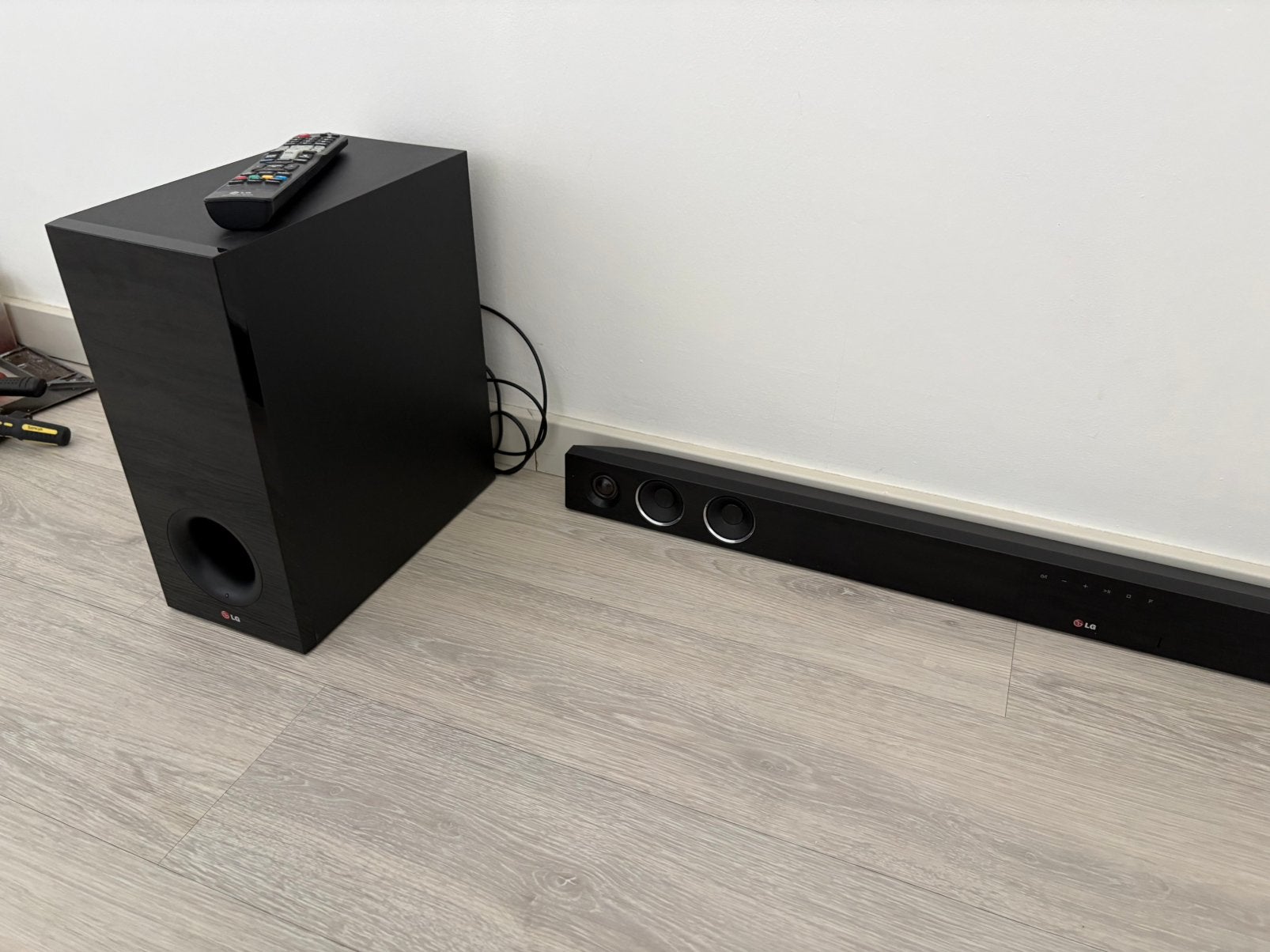 Lg soundbar met subwoofer