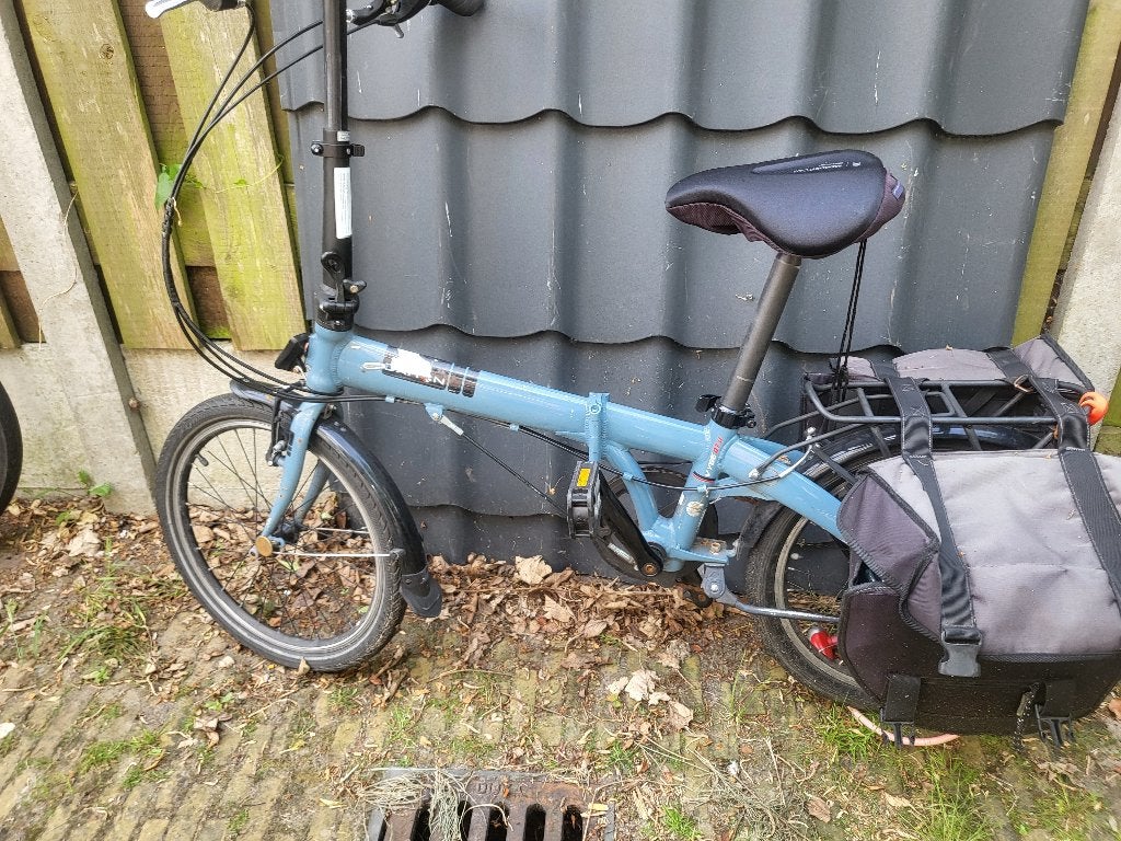 Vouwfiets, Fietsen en Brommers, Fietsen | Vouwfietsen, Ophalen, Gebruikt, 16 tot 18 inch
