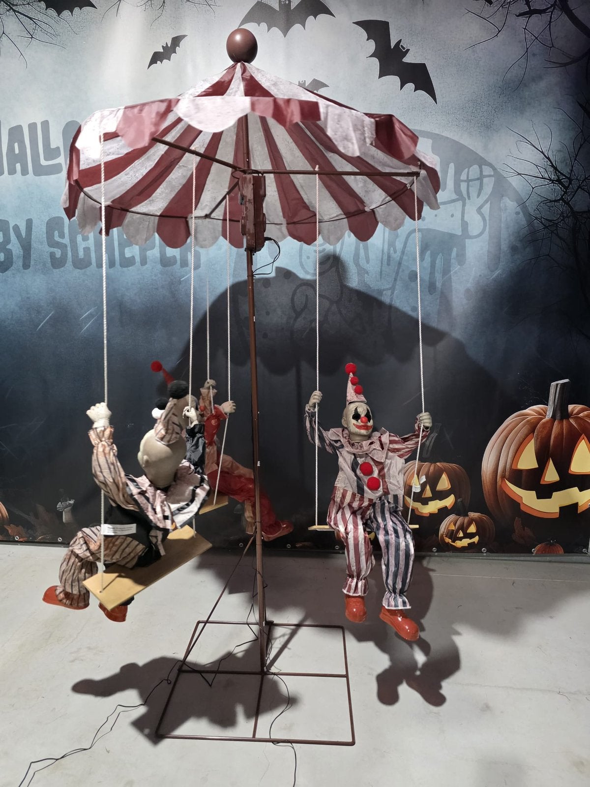 Halloween draaimolen clowns, Hobby en Vrije tijd, Ophalen of Verzenden, Nieuw, Halloween of Griezel