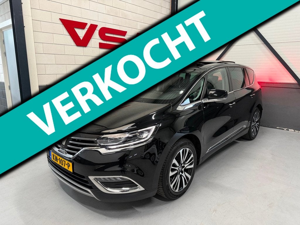 Renault Espace 1.6 TCe Initiale Paris 5p.|massage|Automaat|T, Auto's, Renault, 1618 cc, Gebruikt, 4 cilinders, Zwart