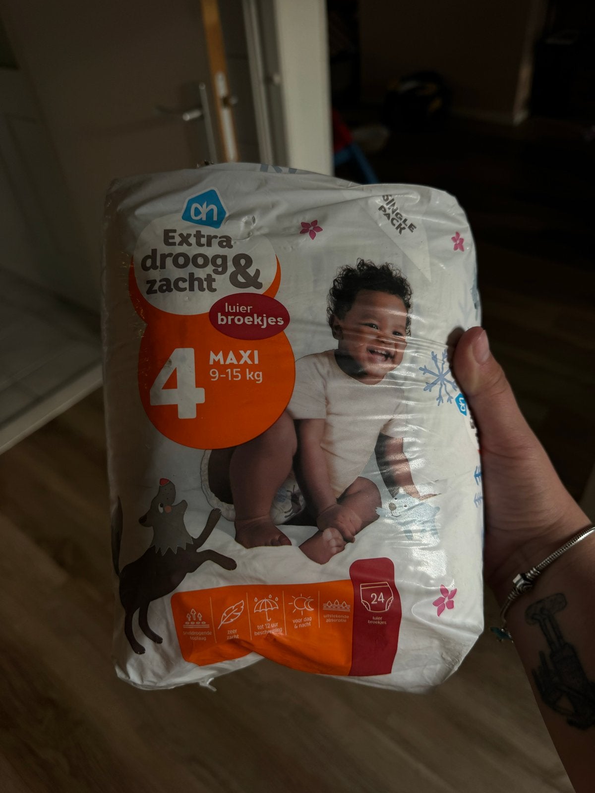 AH Extra Droog & Zacht Luierbroekjes Maat 4 (Maxi), Ophalen, Nieuw, Jongetje of Meisje