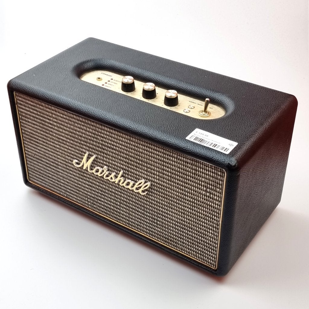 Marshall Stanmore I Bluetooth Speaker Zwart, Marshall, Gebruikt, Support@marshall.com, Marshall Amplification PLC
Denbigh Road
Bletchley, Milton Keynes
MK1 1DQ
United Kingdom
