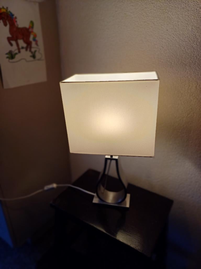 IKEA Klabb Tafellamp, Huis en Inrichting, Lampen | Tafellampen, Ophalen of Verzenden, Gebruikt, Metaal, Minder dan 50 cm