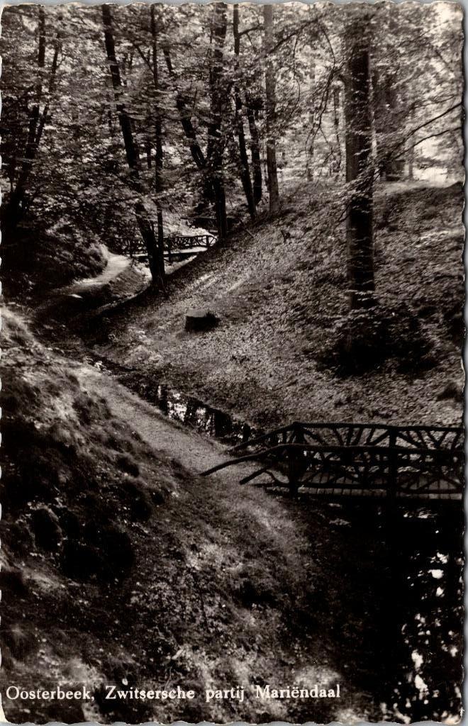 Oosterbeek - Zwitsersche partij Mariëndaal, Verzenden, 1940 tot 1960, Ongelopen, Gelderland