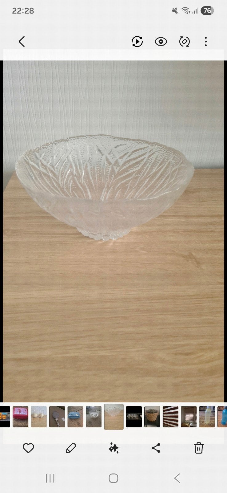 Bonbon schaal, Ophalen of Verzenden, Rond, Glas