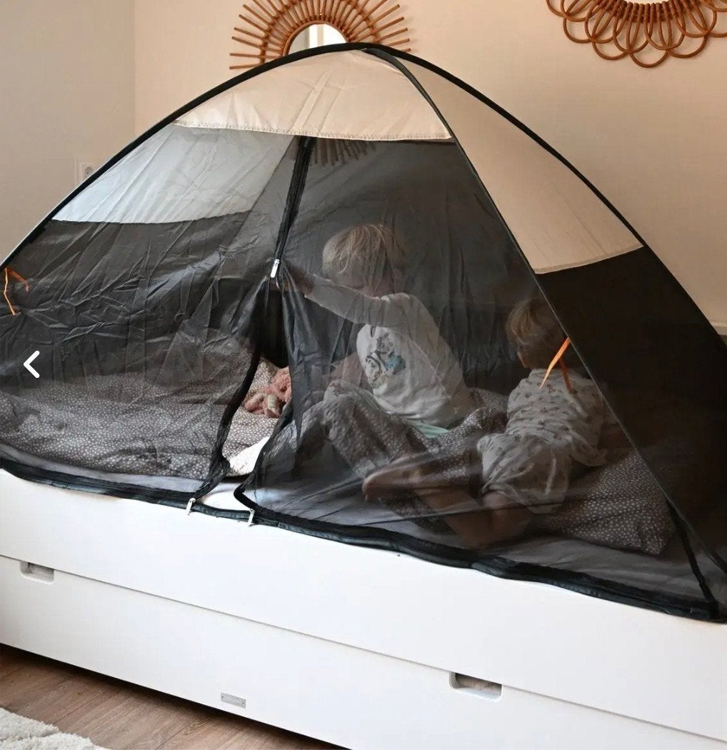 deryan pop up bedtent klamboe, Overige merken, Ophalen of Verzenden, Zo goed als nieuw, Grijs