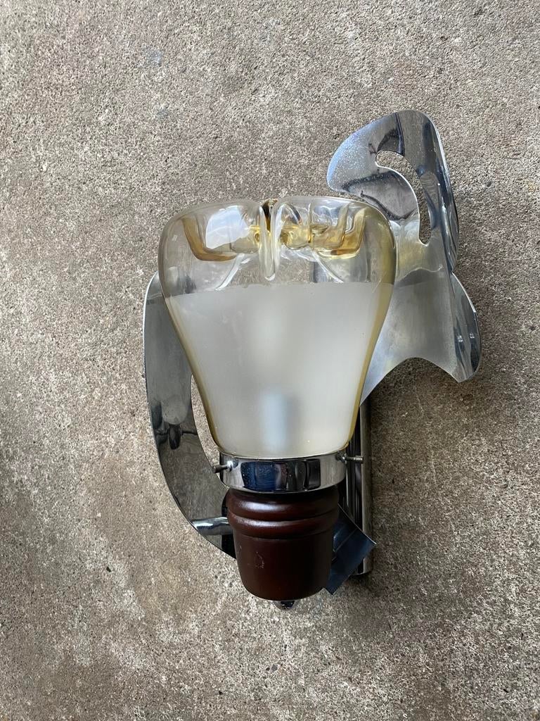 Murano glazen wandlamp , jaren 70, Ophalen of Verzenden, Huis en Inrichting
