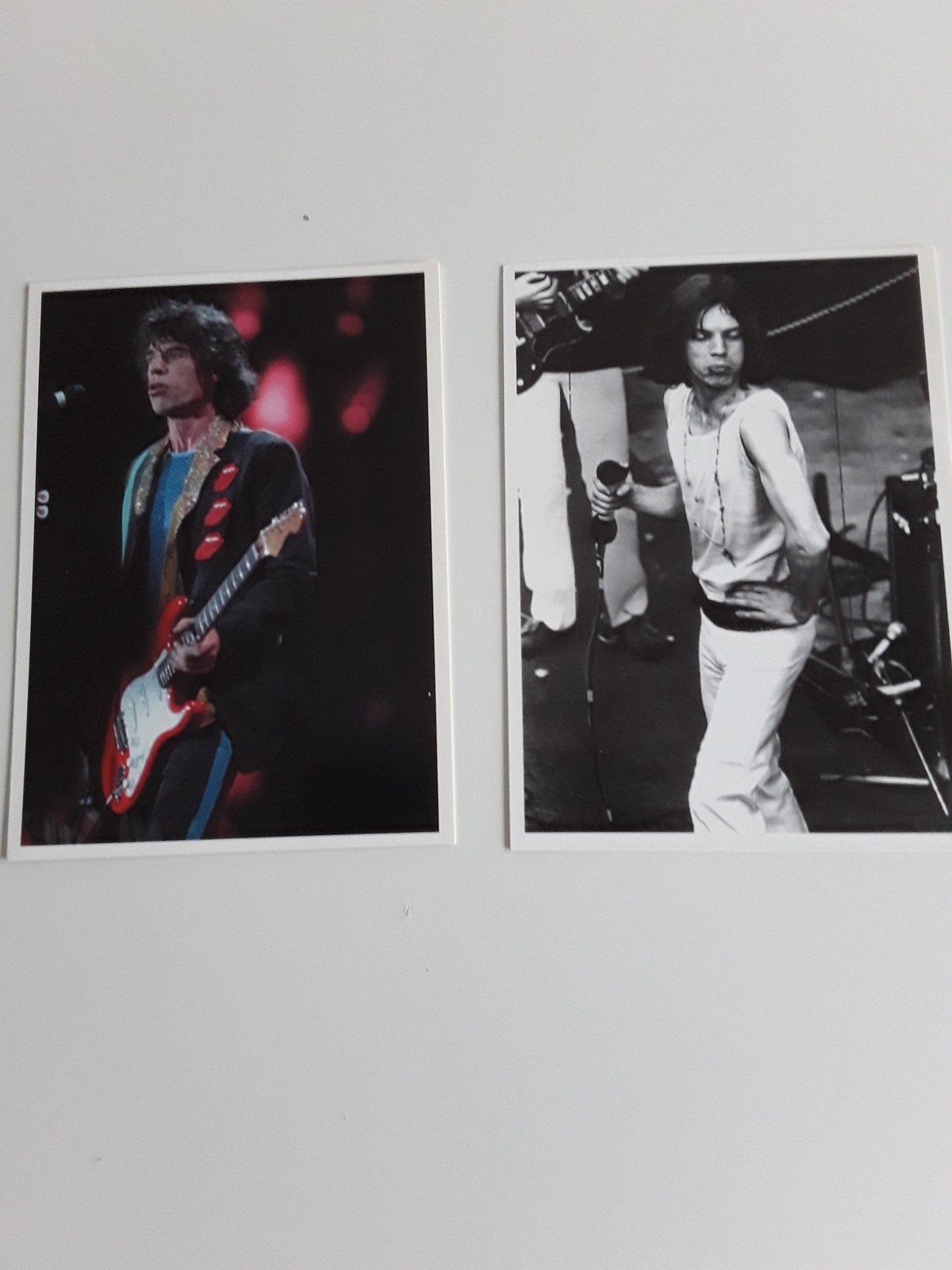 2 ansichtkaarten  van de Rolling Stones, Ophalen of Verzenden, Ongelopen