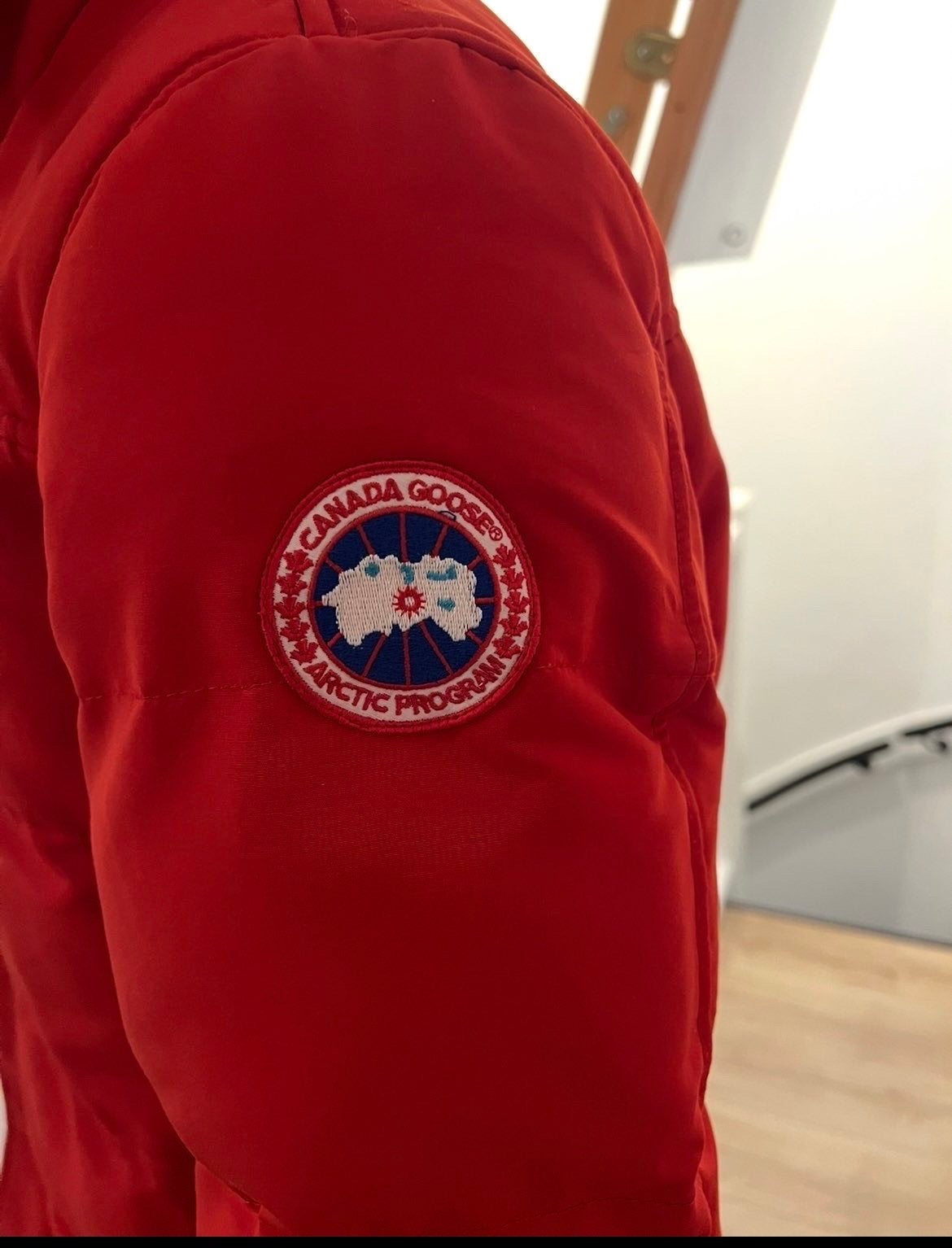 Canada Goose jas rood - Maat XL, Kleding | Heren, Jassen | Winter, Ophalen, Zo goed als nieuw, Maat 56/58 (XL), Rood