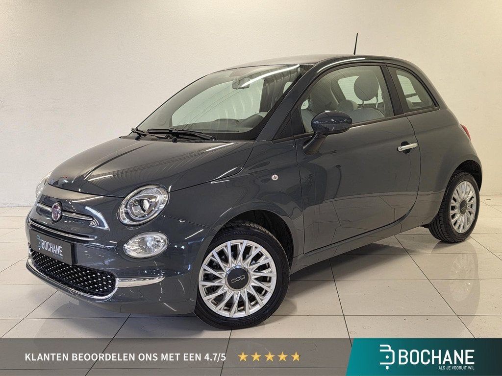 Fiat 500 1.0 Hybrid Lounge | Airco | Apple CarPlay / Android, Auto's, Stof, Met garantie (alle), 4 stoelen, Start-stop-systeem