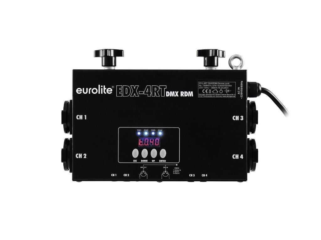EUROLITE EDX-4RT DMX RDM Truss Dimmer Pack, Muziek en Instrumenten, Licht en Laser, Geluidgestuurd, ., Nieuw, Ophalen of Verzenden