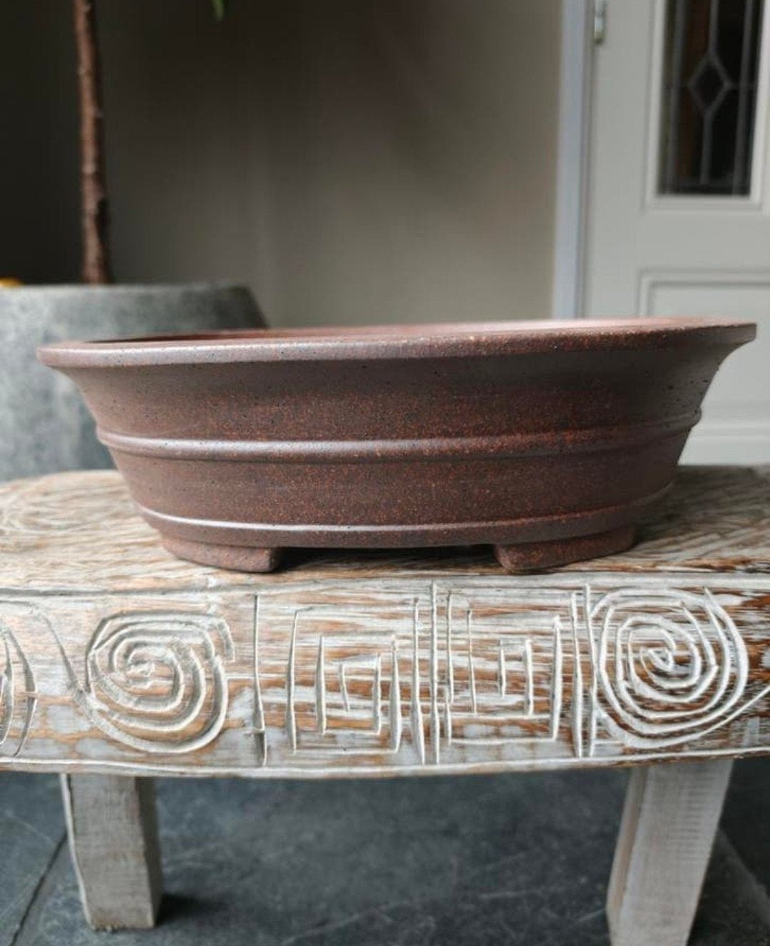 Bonsai pot 33x27x9 extra hard gebakken, ., Rond, Ophalen of Verzenden, .