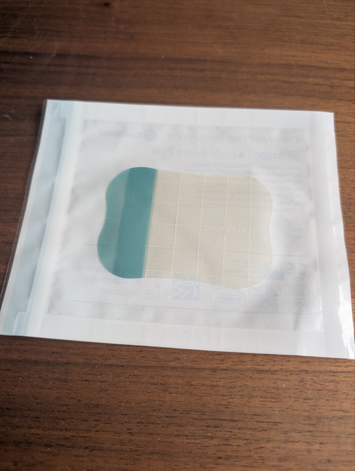 Comfeel plus transparant, Ophalen