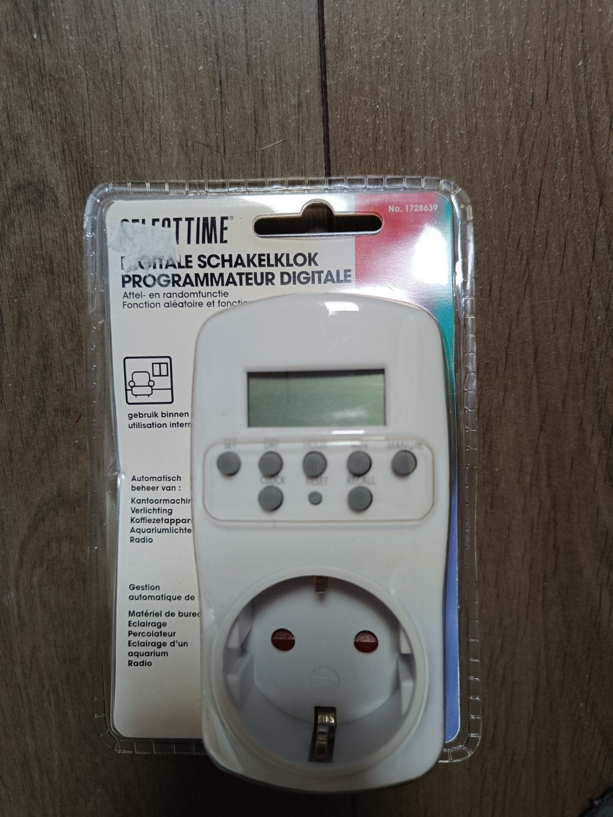 Digitale schakelklok met timerfunctie, Ophalen of Verzenden, Nieuw