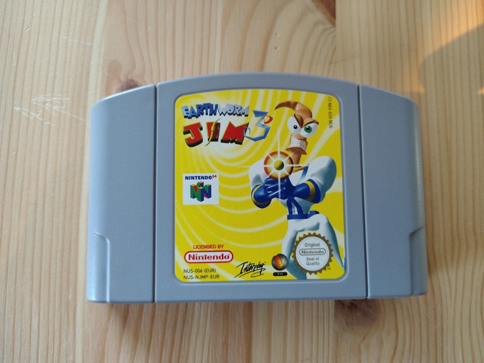 Earthworm Jim n64, 1 speler, Ophalen of Verzenden, Zo goed als nieuw, Vanaf 3 jaar