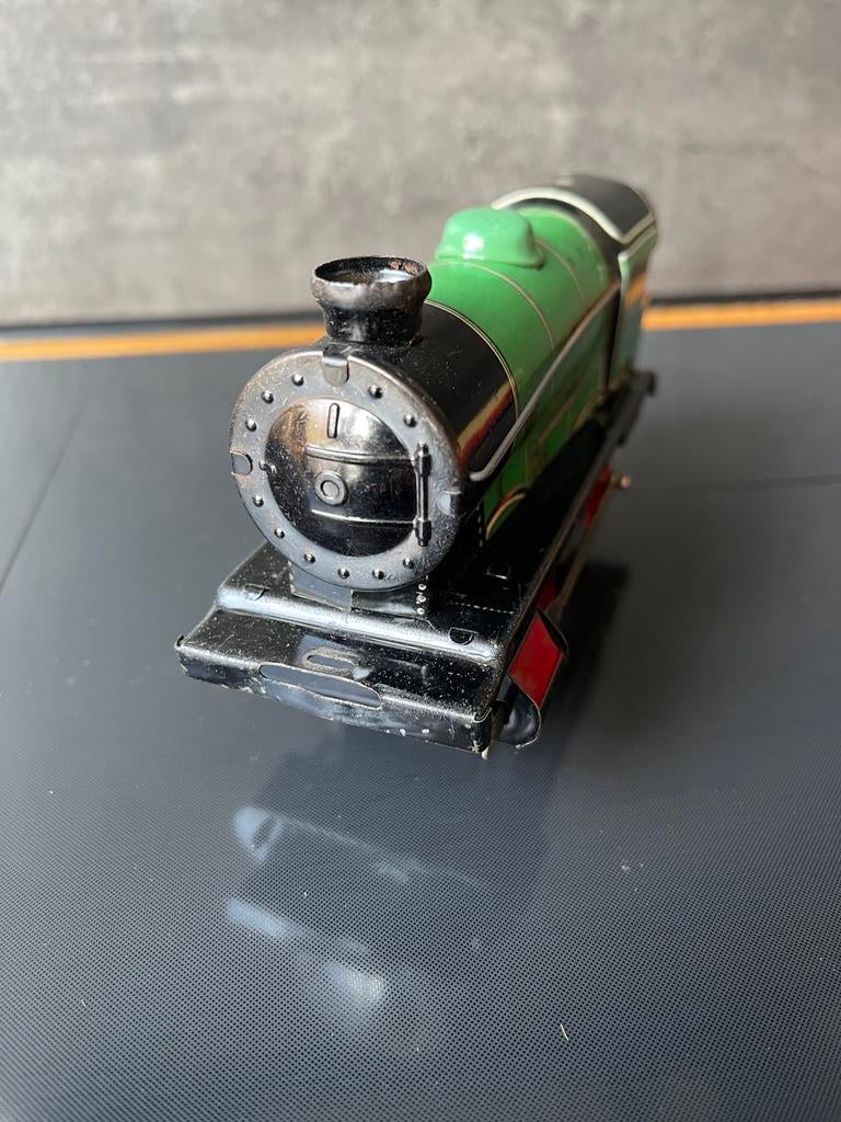 Hornby stoomlocomotief uurwerk spoor 0, Overige merken, Locomotief, Gelijkstroom of Wisselstroom, Ophalen of Verzenden