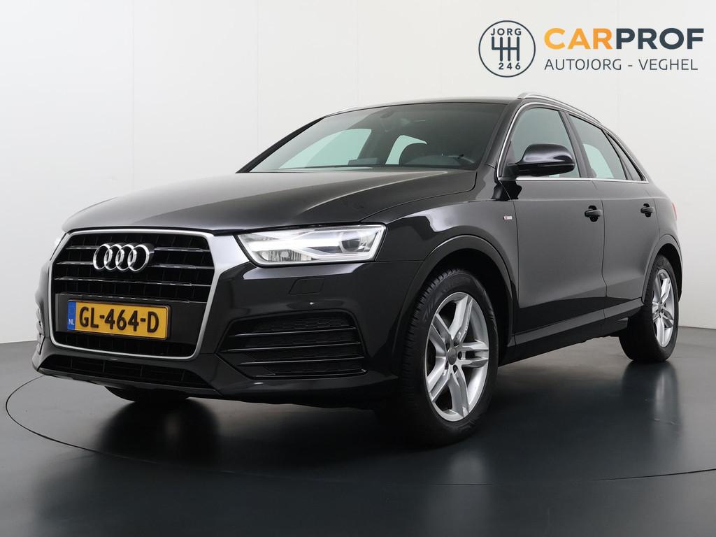Audi Q3 1.4 TFSI CoD S Edition S-Line | NAP | Navigatie | LM, 1380 kg, 4 cilinders, 150 pk, Leder en Stof