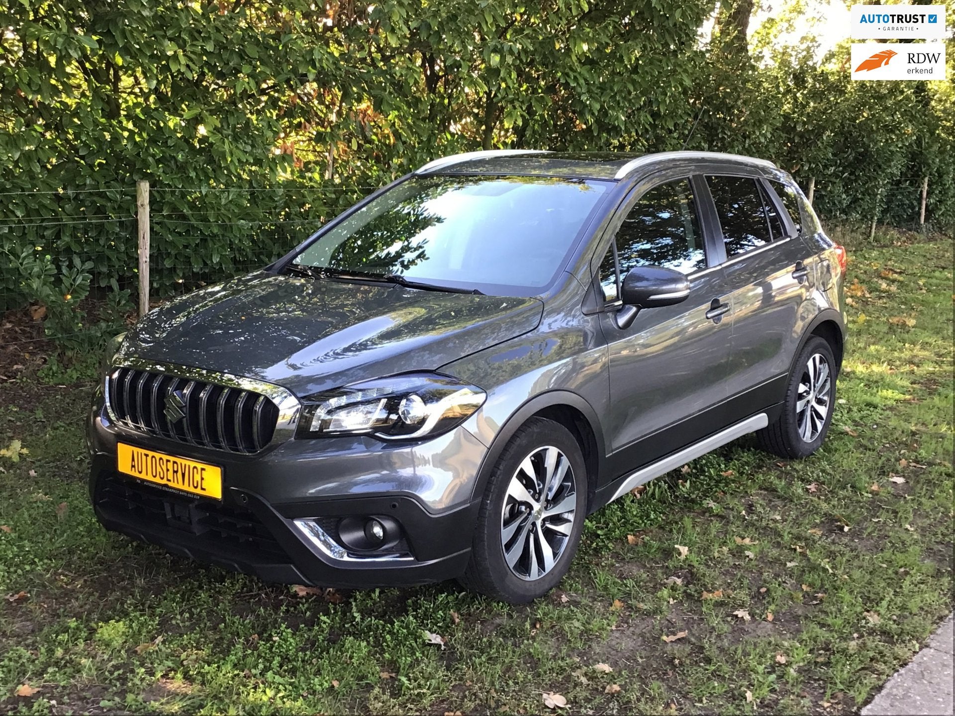 Suzuki S-Cross 1.4 Boosterjet Stijl Automaat leer panorama, Auto's, Zwart, 4 cilinders, 400 kg, 1373 cc